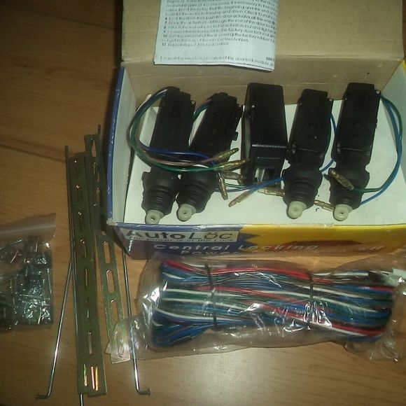NEW! AUTOLOC 4 DOOR CL4000-CENTRAL LOCKING POWER DOOR LOCK KIT-COMPLETE! - Picture 5 of 6